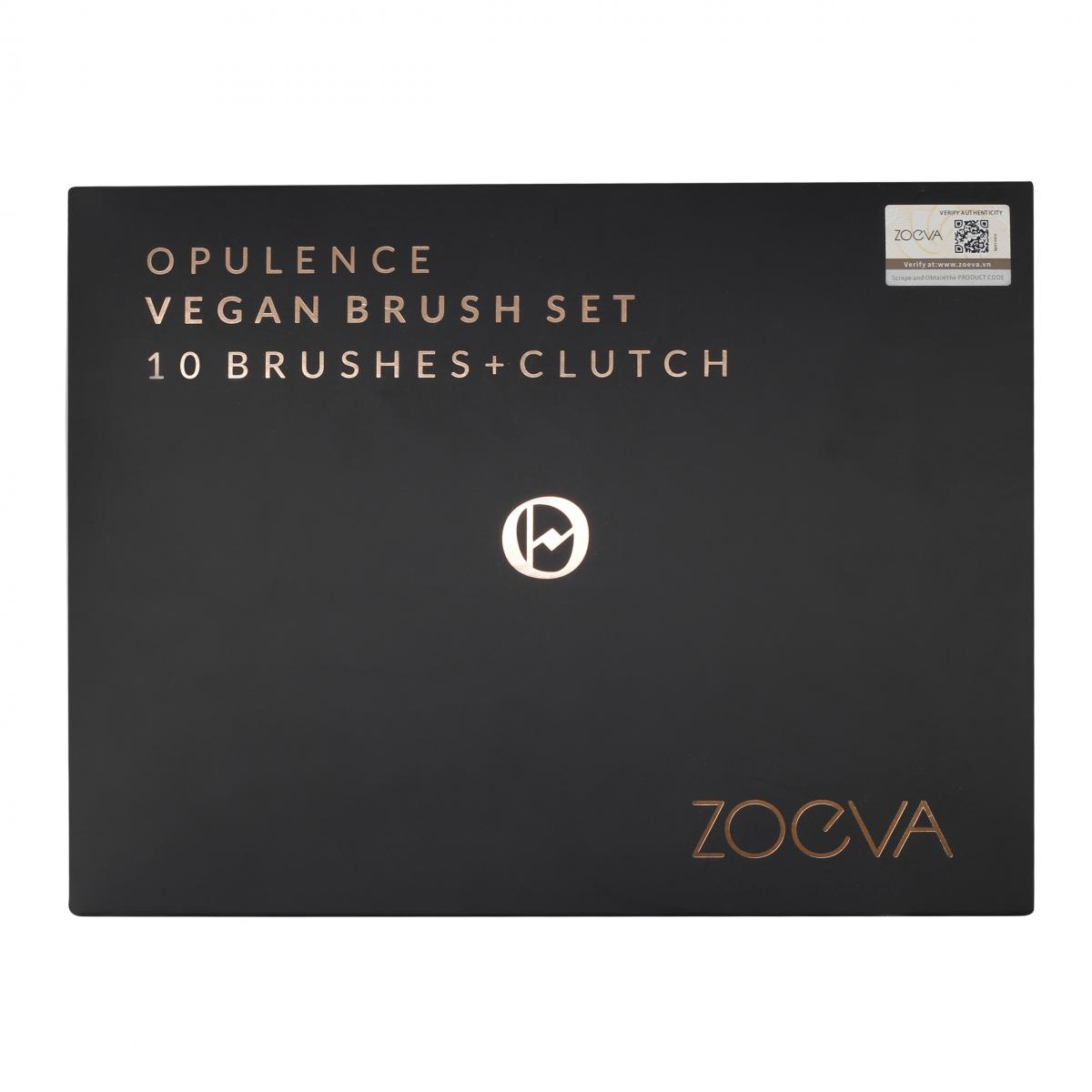 Bộ Cọ Trang Điểm Cá Nhân Cao Cấp 10 Cây ZOEVA Opulence Vegan 10 0133